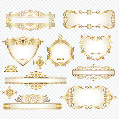 set of decorative frames