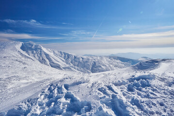 Obraz premium 雪山の景色