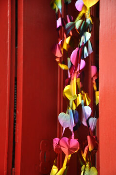 Brilliant heart confetty for carnival parqy decor 