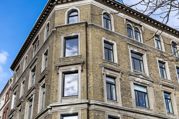 Obraz premium Danish urban housing with classic architecture