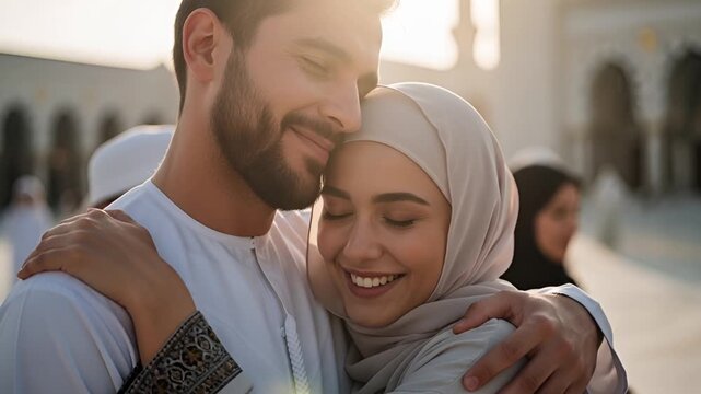 Eid Mubarak Wishing to Each Other