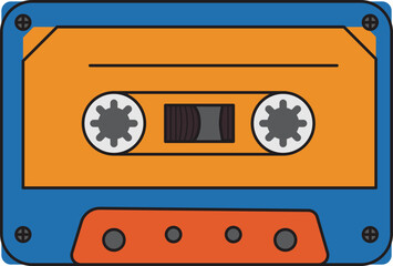 음악이 담겨있는 카세트테이프