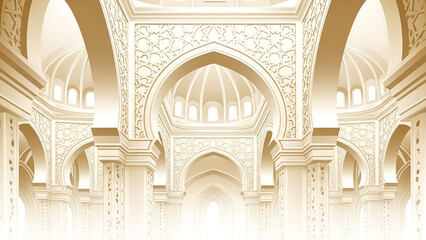 Obraz premium interior of a mosque in istanbul turkey
