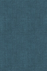 Fototapeta premium Teal color linen. Seamless fabric texture background. Closeup muted blue swatch.