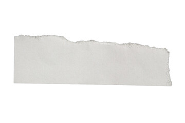 Obraz premium Ripped White Paper PNG with Torn Edges, Realistic Paper Tear Cut Out Isolated on Transparent Background for Design and Mockup Use