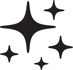 Obraz premium Ai Sparkles Vector Illustration Isolated on White Background