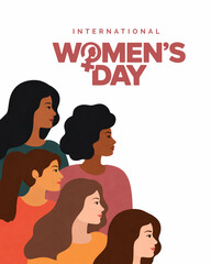 International women&rsquo;s day poster
