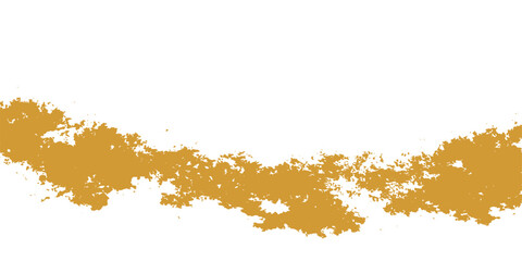 Abstract grunge vector illustration with a gold paint splash and yellow star pattern for a festive Christmas holiday backdrop or winter celebration wallpaper decoration