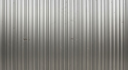 Fototapeta premium Industrial Corrugated Metal Wall
