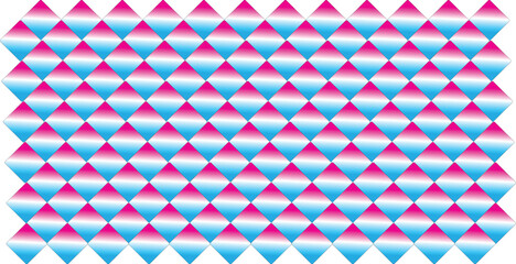 Pink-to-Blue Gradient Diamond Grid Pattern