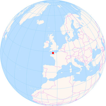 Location Map of Guernsey Airport (Guernsey, Sark, Guernsey (Bailiwick)). IATA-code: GCI. No labels at all.