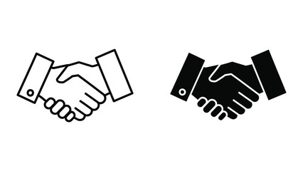 Handshake Illustration Vector Graphics