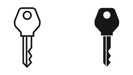 Two Simple Keys, One White and One Black