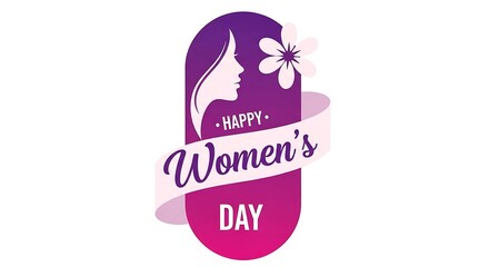 Obraz premium Happy women's day celebration honoring mothers and women everywhere