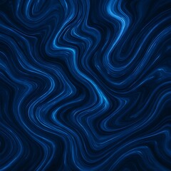 Fototapeta premium Abstract blue flowing waves texture wallpaper