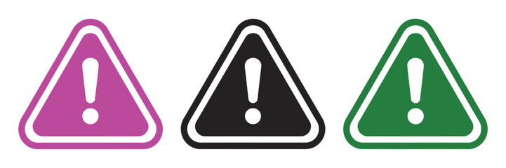 Warning and caution vector icon collection, including hazard and alert symbols, ideal for safety instructions, industrial workplaces, public safety