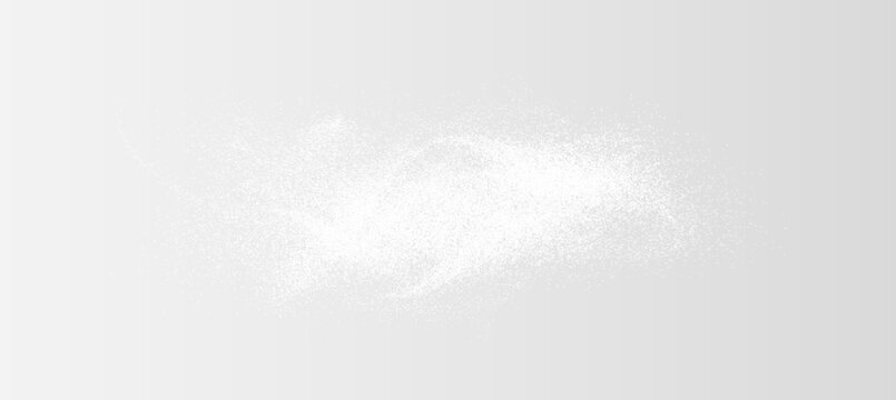 Powder, talc. Flour, sugar and salt texture isolated on transparent background. Dust, spices and seasonings effect, vector png.	
