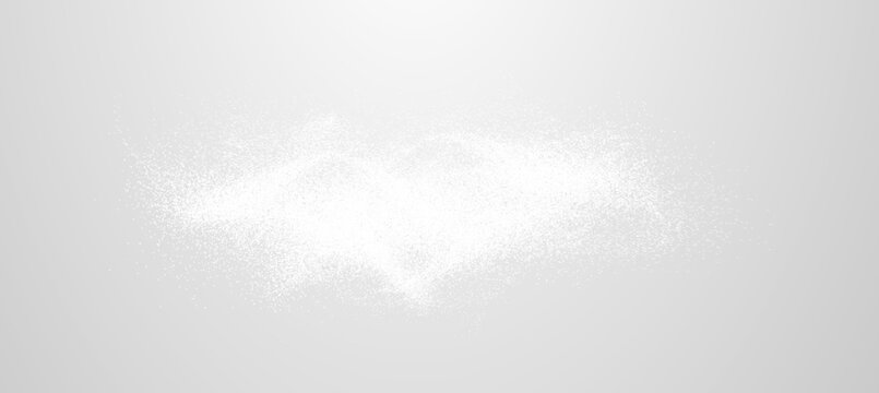 Powder, talc. Flour, sugar and salt texture isolated on transparent background. Dust, spices and seasonings effect, vector png.	
