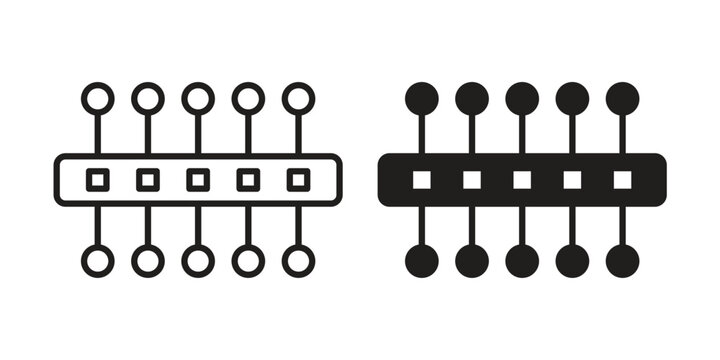 Proxy server icon. Vector linear icon collection. Vector EPS10