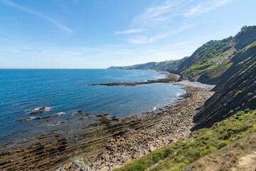 Obraz premium Portutxiki viewpoint in Basque country, Spain