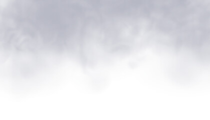 Gray fog swirls gently across transparent layers. Smooth diffusion creates natural depth. Excellent decorative PNG element. 