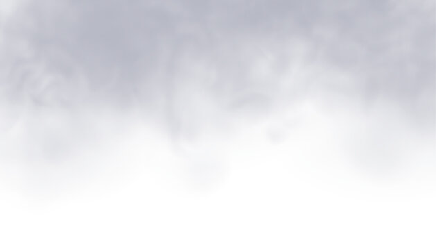 Gray fog swirls gently across transparent layers. Smooth diffusion creates natural depth. Excellent decorative PNG element.
