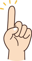 Finger Number 1,2,3,4,5