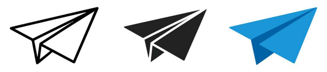 paper plane send message icon © graphixecho