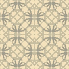 Pewter and Sage Weathered Ikat Medallion abstract seamless Pattern