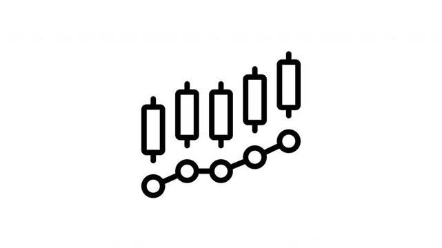 data analytics animation icon