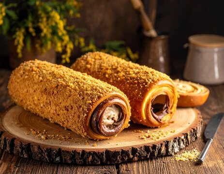 K&uuml;rtőskal&aacute;cs (Baumstriezel)