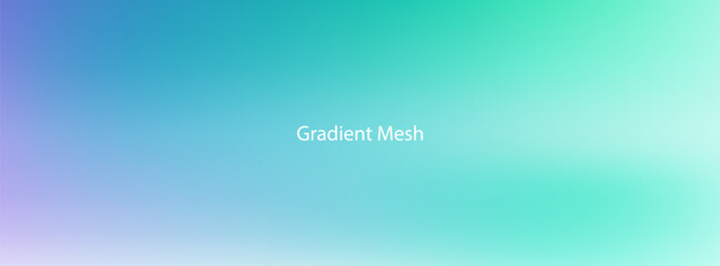 Vibrant Abstract Vector Background with Smooth Gradient Mesh of Cyan, Blue, and Purple, Soft Blurry Fluid Aura Texture for Modern Digital Web Design.