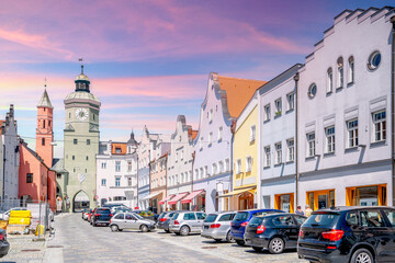 Obraz premium Altstadt, Vilsbiburg, Deutschland 