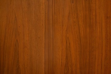Fototapeta premium Natural medium rich brown walnut wood grain texture background