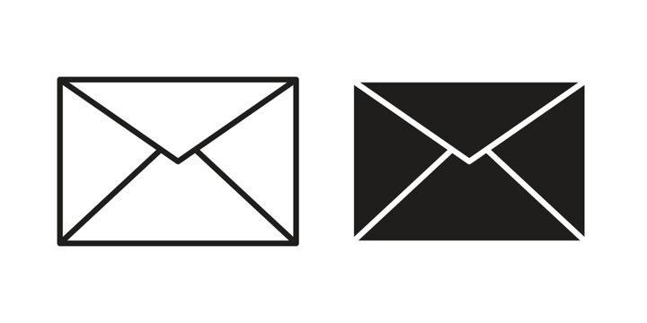 Envelope icon vector. EPS 10 editable vector bundle