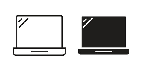 Laptop icon vector. EPS 10 editable vector bundle