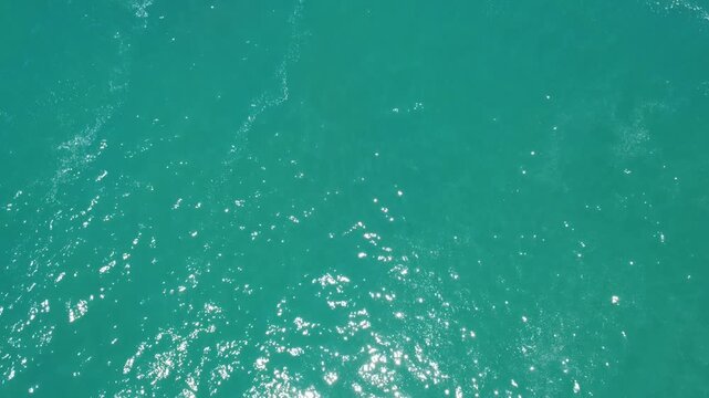 Aerial Drone View of Praia da Almada in Ubatuba Brazil &ndash; Tropical Beach and Turquoise Water