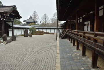 大本山東福寺　本坊庭園の南庭(京都市東山区)