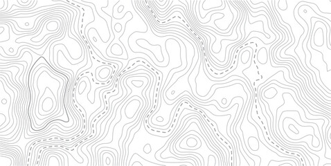 Vector geographic contour mounted map background.The stylized height of the topographic map contour in lines and contours isolated on transparent.  © AFROZAOPORNA
