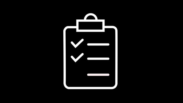 Business Checklist. Priority List Checks, Check Mark List and Checking Paper to Do Checklists.4k video

