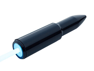 Fototapeta premium A close-up shot of a pen with a light shining on it, perfect for usage in editorial or commercial contexts where a detailed image is required