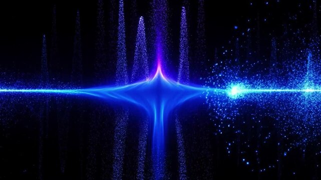 Quantum Energy Pulse Waves &ndash; Futuristic Motion Background