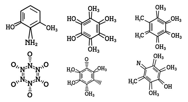Collection of Organic Chemical Structures and Formulas.