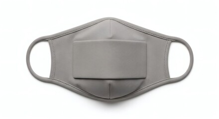 A modern respirator face mask, showcasing its innovative design and protective capabilities. This image is perfect for illustrating concepts related to health, safety, and personal protection.
