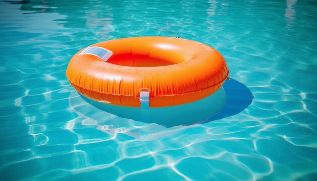 kids floatie in the pool, water safety and summer fun