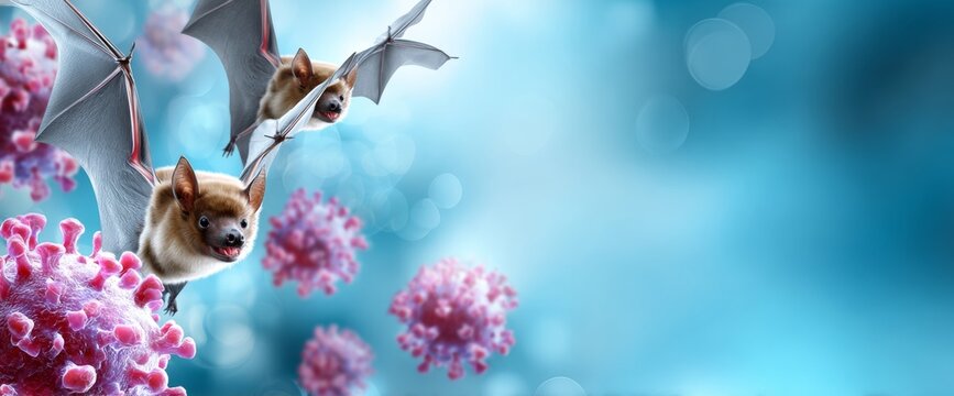 Zoonotic Transmission of Nipah Virus From Fruit Bats to Humans in a Conceptual Medical Illustration