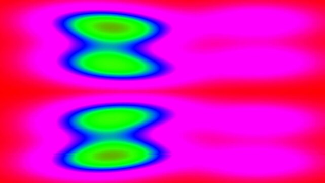 Vibrant colorful heatmap visualization with concentric patterns