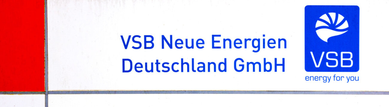 potsdam, brandenburg, germany - 11 02 2026: a vsb company sign