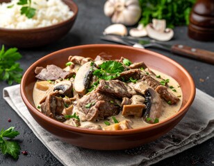 Rind Stroganoff