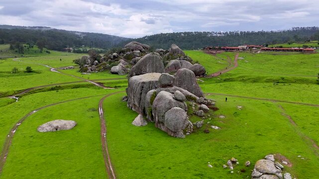 Rocas o piedras gigantes en Tapalpa 